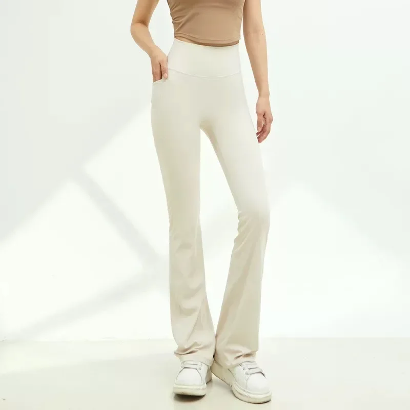 Hochgeschnittene Yoga-Hose für Damen, Mikro-Stretch, Fitness, Gym, Laufen, Po-Formend, Hüftliftend, Schlankmachende Leggings – Detail 6