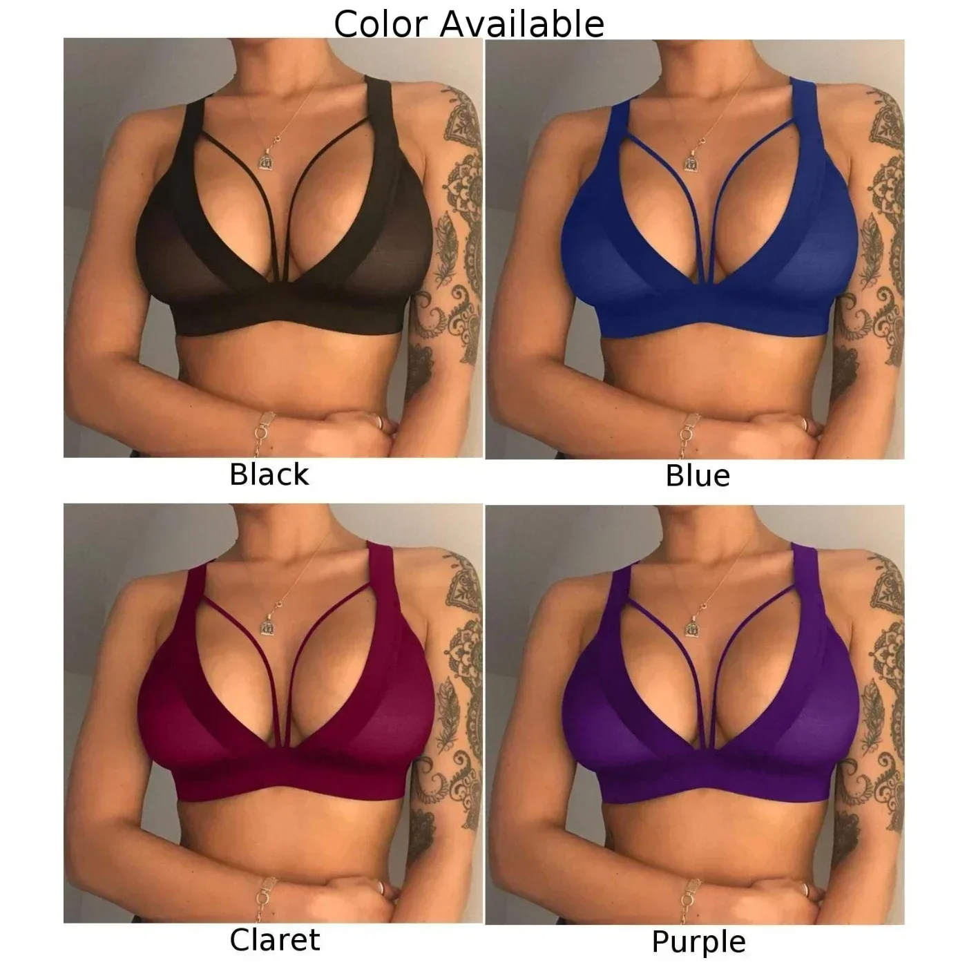 Sexy Dessous Frauen hohl Push-up-BH Sport weste tägliche Unterwäsche kein Stahlring sammeln Brust Kontur BH