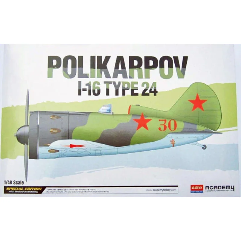 Academy  1/48 assembly model  12314 Polikarpov I-16 24 Special Edition -Aircraft Model Kit