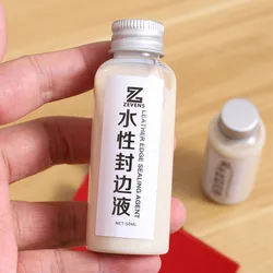 1Pcs 50ml Leather Edge Finish Tokonole Gum Vegetable Tanned Leather Edge Sealing Coating