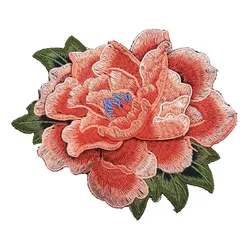 Flower Applique Embroidered Sew On Patches For Clothes Dress Fashion Sticker Diy Decoration Roses Repair Scrapbooking