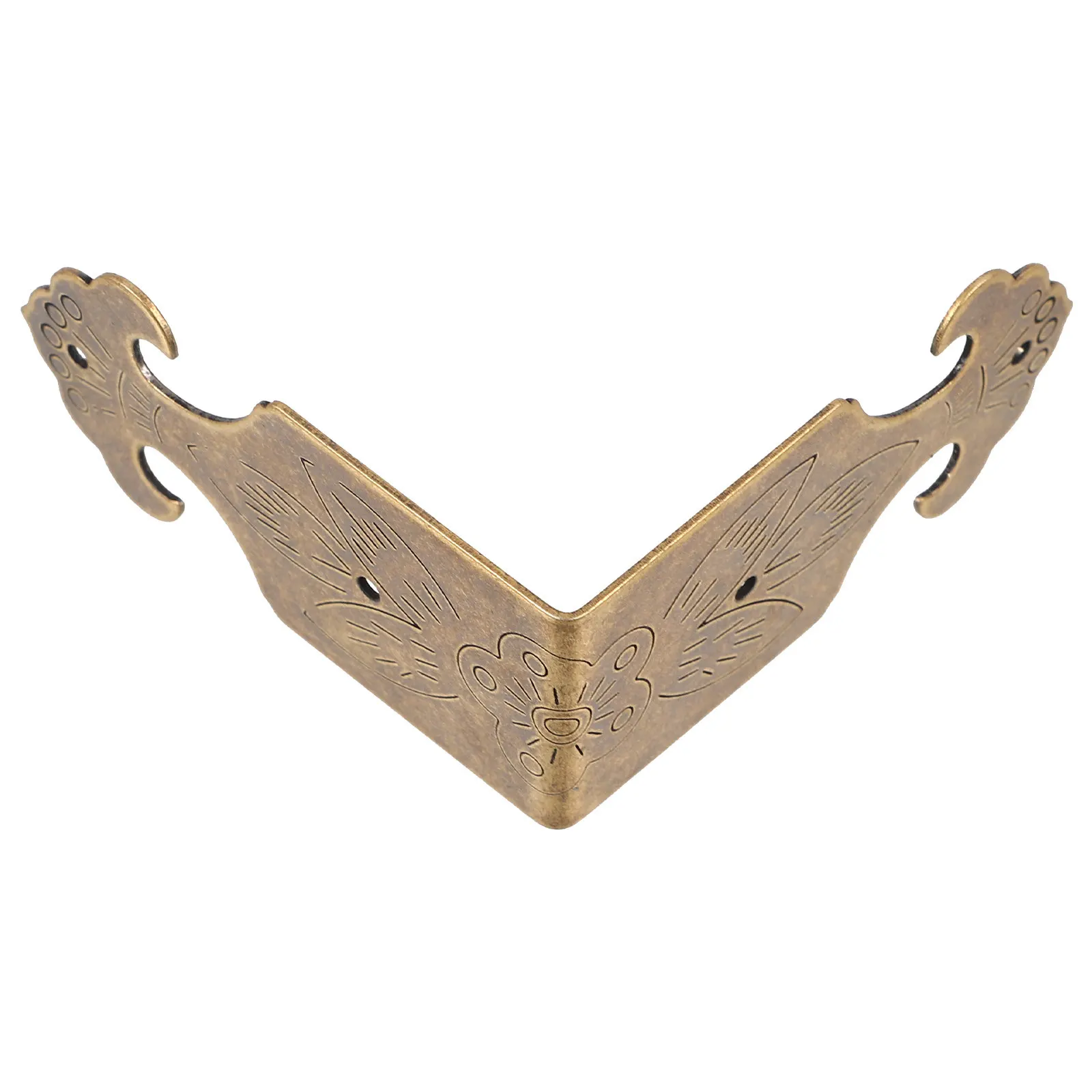 Brass Style Corner Protector for Jewelry Box Wooden Box Retro Corner Guard Decorative Protective Guards