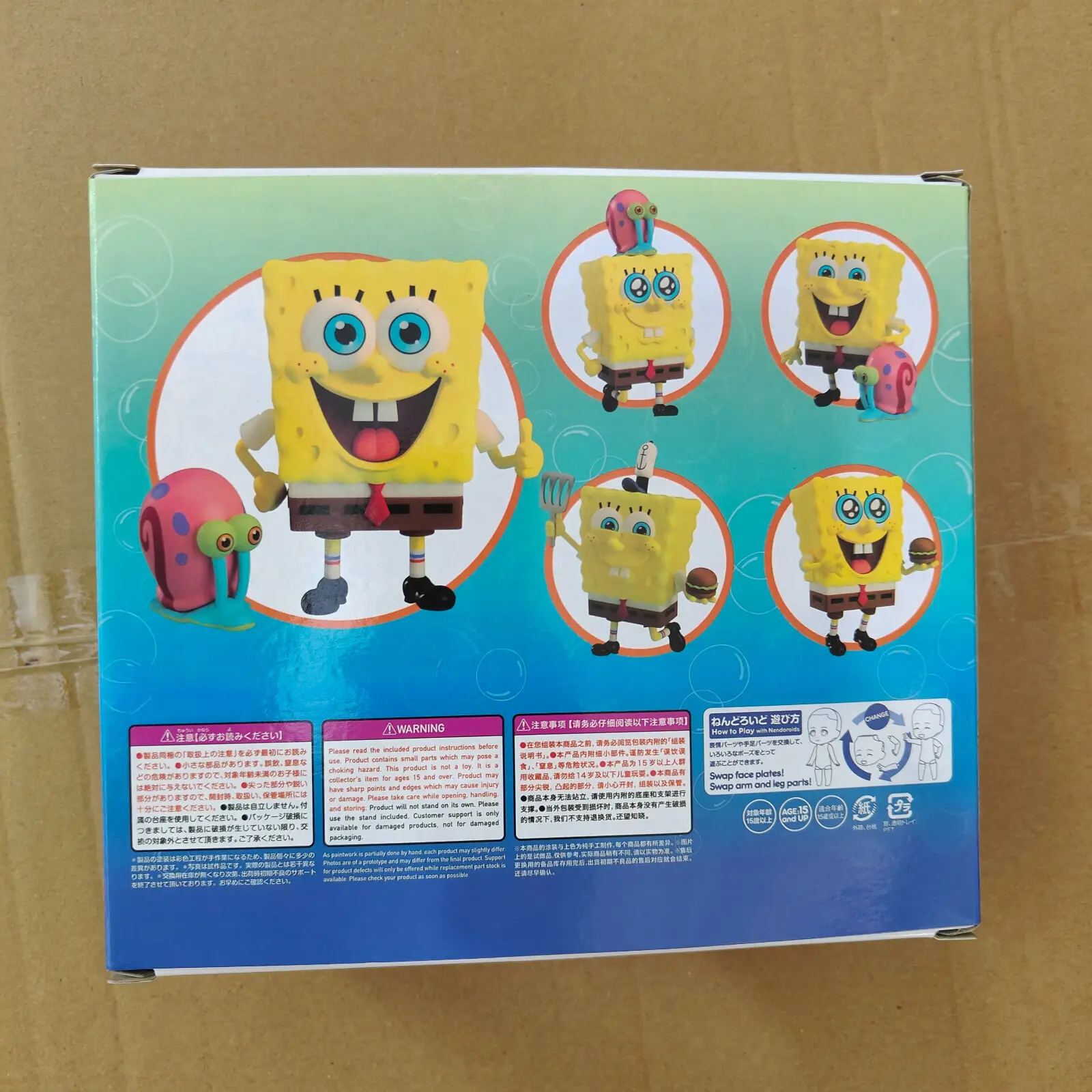 NEW In Stock  SpongeBob  Action Figures Anime Figure Model Collecile Action Toys Gifts Cute for Children