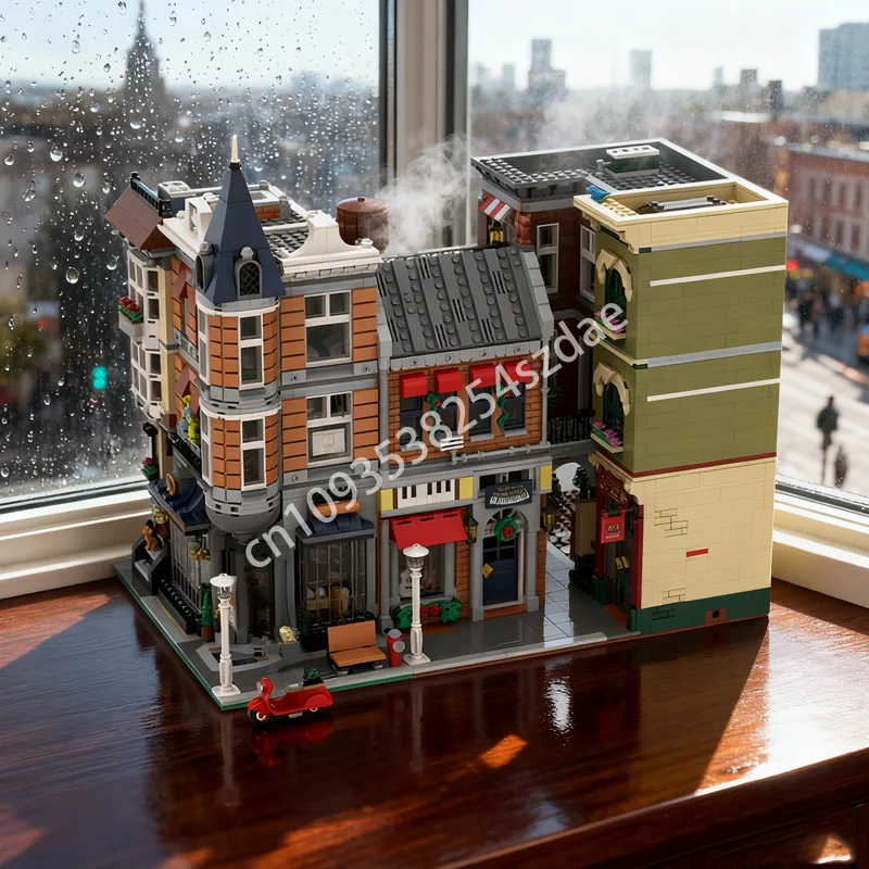 2029 قطعة MOC بارك شارع مخبز وحدات نموذج اللبنات البناء هدايا عيد الميلاد تجميع لتقوم بها بنفسك لعبة التعليم الطوب #1