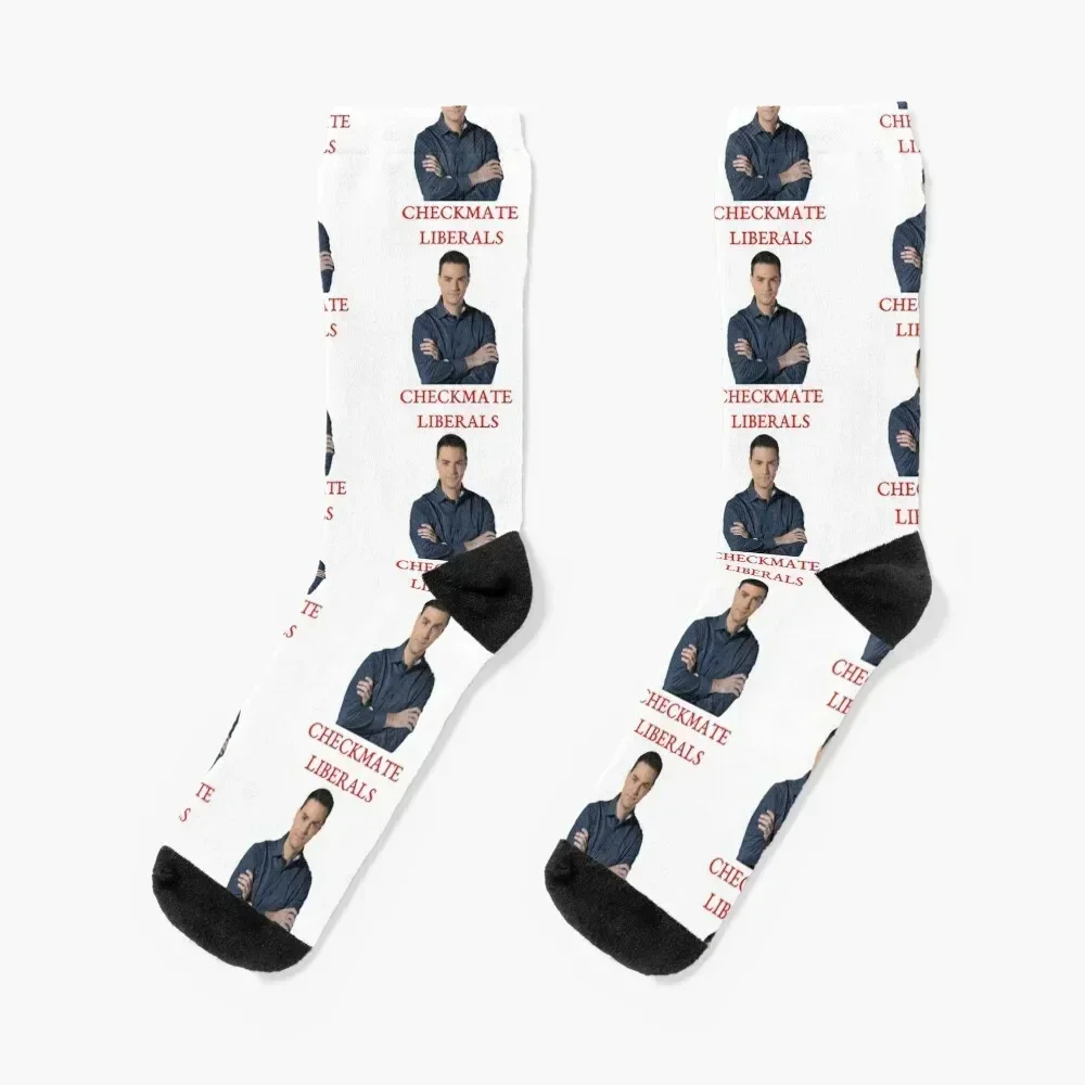 

Ben Shapiro Checkmate Liberals Socks floral cute Rugby Men's Socks Women's