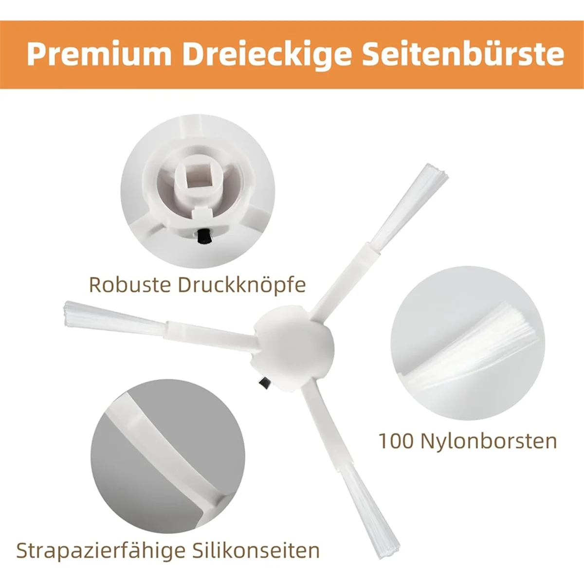 Für l10s ultra/l10 ultra/x10 staubsauger roboter hauptseiten bürsten mop pads hepa filter ersatzteile