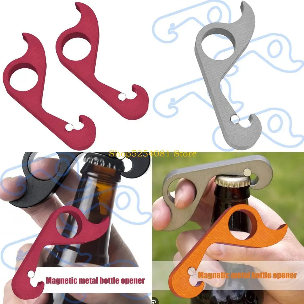 AXYC 2pcs Modern Bottle Opener Tool Unique Metal Construction Universal for Kitchens Accessory Tool For Various Standard Caps