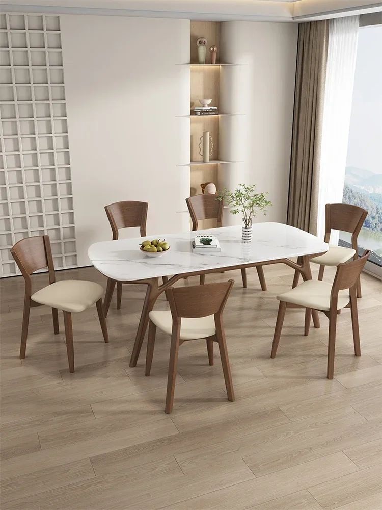 Wooden Minimalist Designer Bedroom Dining Chairs Nordic Modern Kitchen Chairs Cadeiras De Jantar Dining Room Furniture Soft