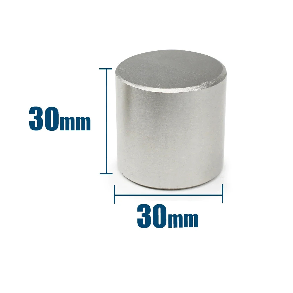 30x5 30x10 30x20 30x30mm Round Search Magnet N35 Thick Powerful Magnetic Sheet Magnets Circuler Super Strong Neodymium Magnet