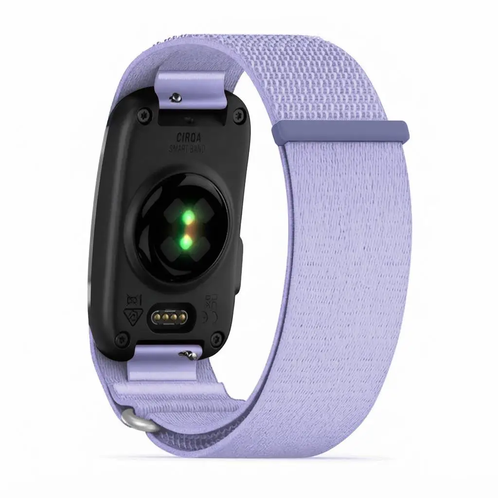 Nylon band voor Garmin CIRQA Smart Band sport fitness tracker, verstelbare lus, geweven banden, polsband voor mannen & vrouwen