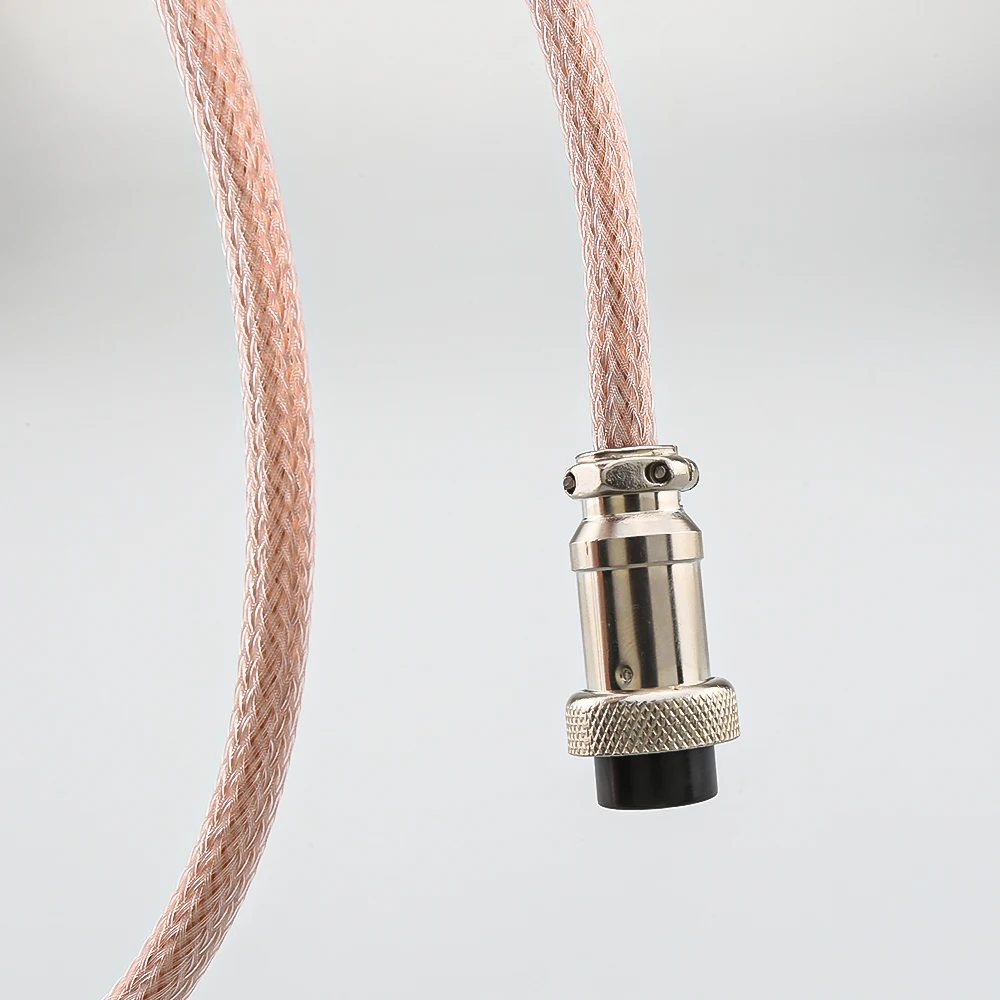 Audiocrast Hifi OCC Copper wire gx16 DC plug DC cable linear power cable GX16-2P TO DC3513 (3.5*1.3mm)