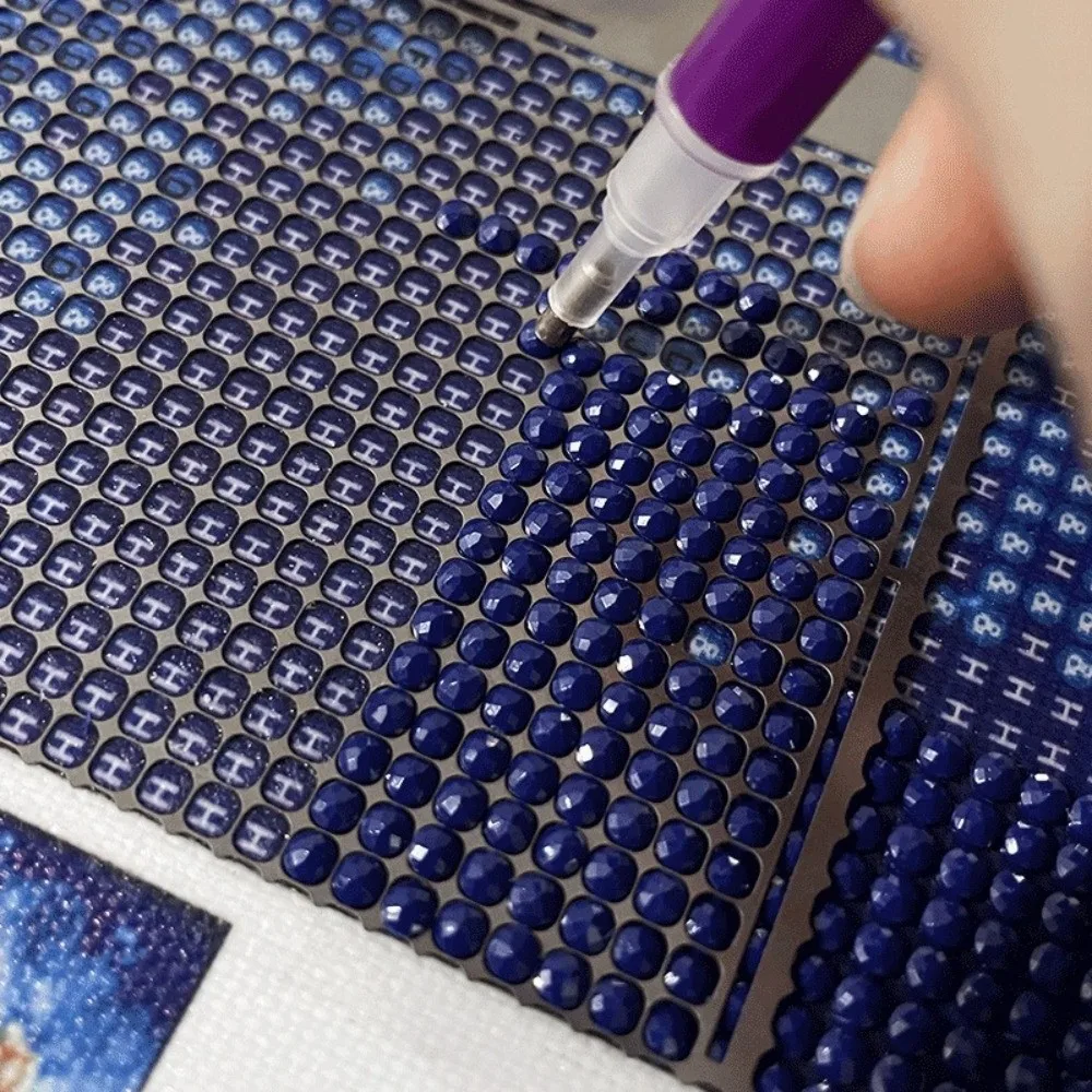 2 PCS Stainless Steel Rhinestone Placement Ruler Nonstick Coating Circular Grid Mesh Grid Alignment Tool 1020 Holes