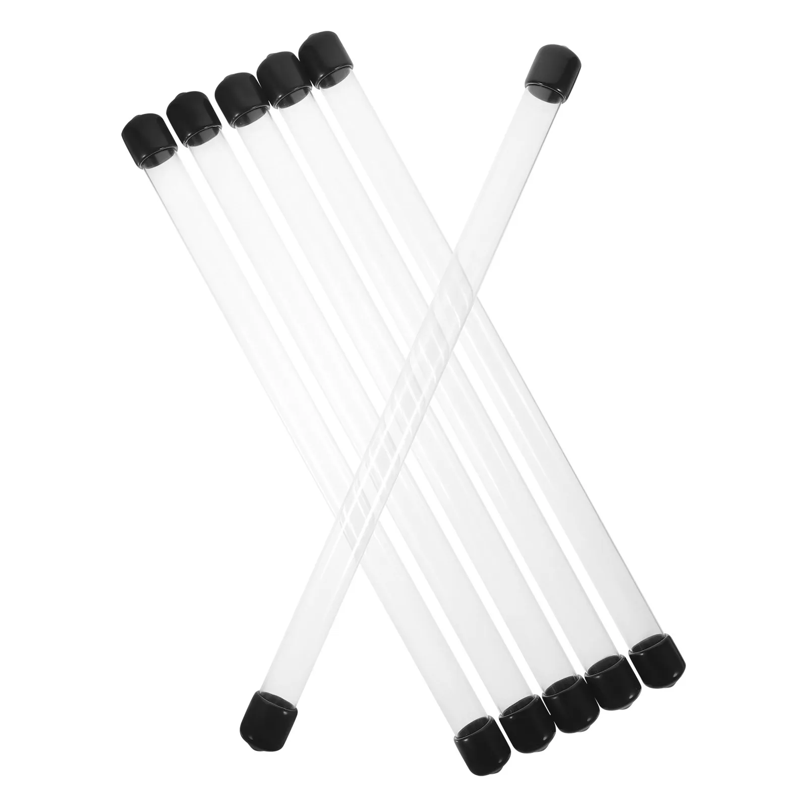 

6Pcs Agarwood Incense Round Storage Tubes Clear Portable Plastic Tubes Sealed Lid Storage Tube for Home Use Round Tube with Lid