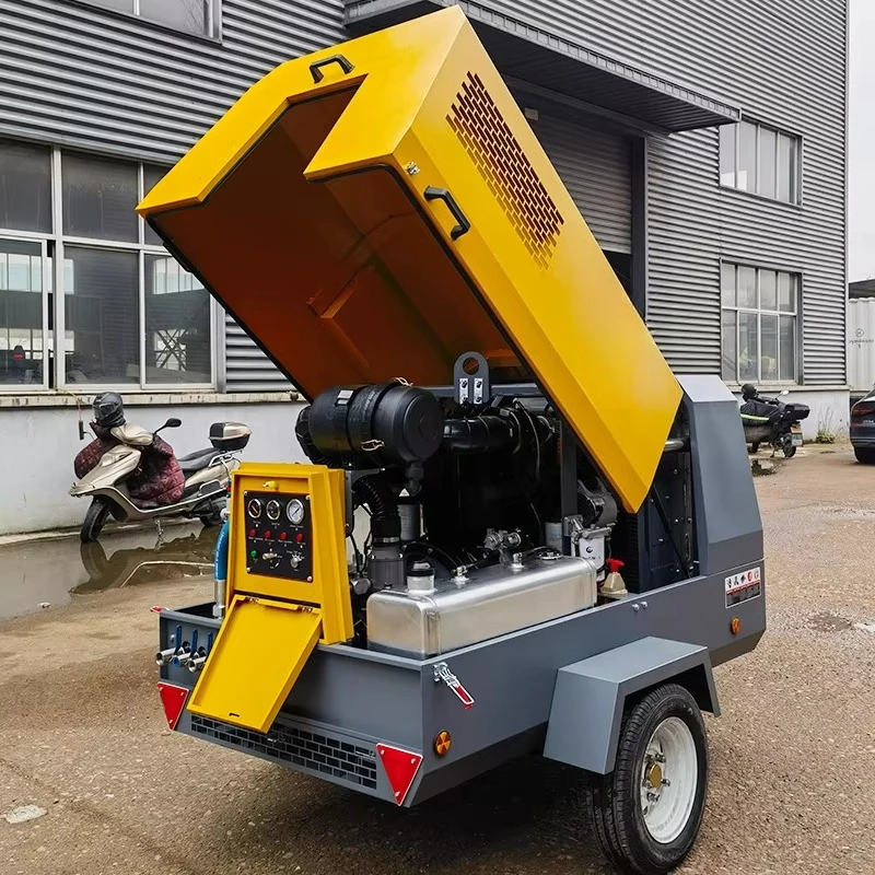 Industrial High Pressure Piston Compressor For Mining Drilling Stone Processing Pneumatic Cutting Equipment Supply