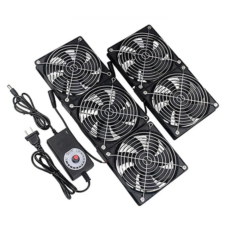 Koeling Afzuigventilator 12cm voor BTC Machine Serverkast Werkstation Controller 220V 12V GPU VGA Radiator