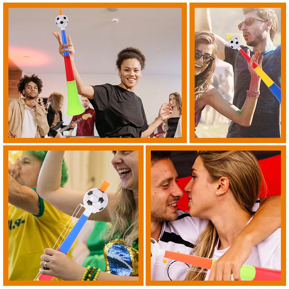 

10pcs Telescopic Football Horn Party Noise Makers School Sports Cheering Accessories For s Soccer Trumpet Stadium Horn
