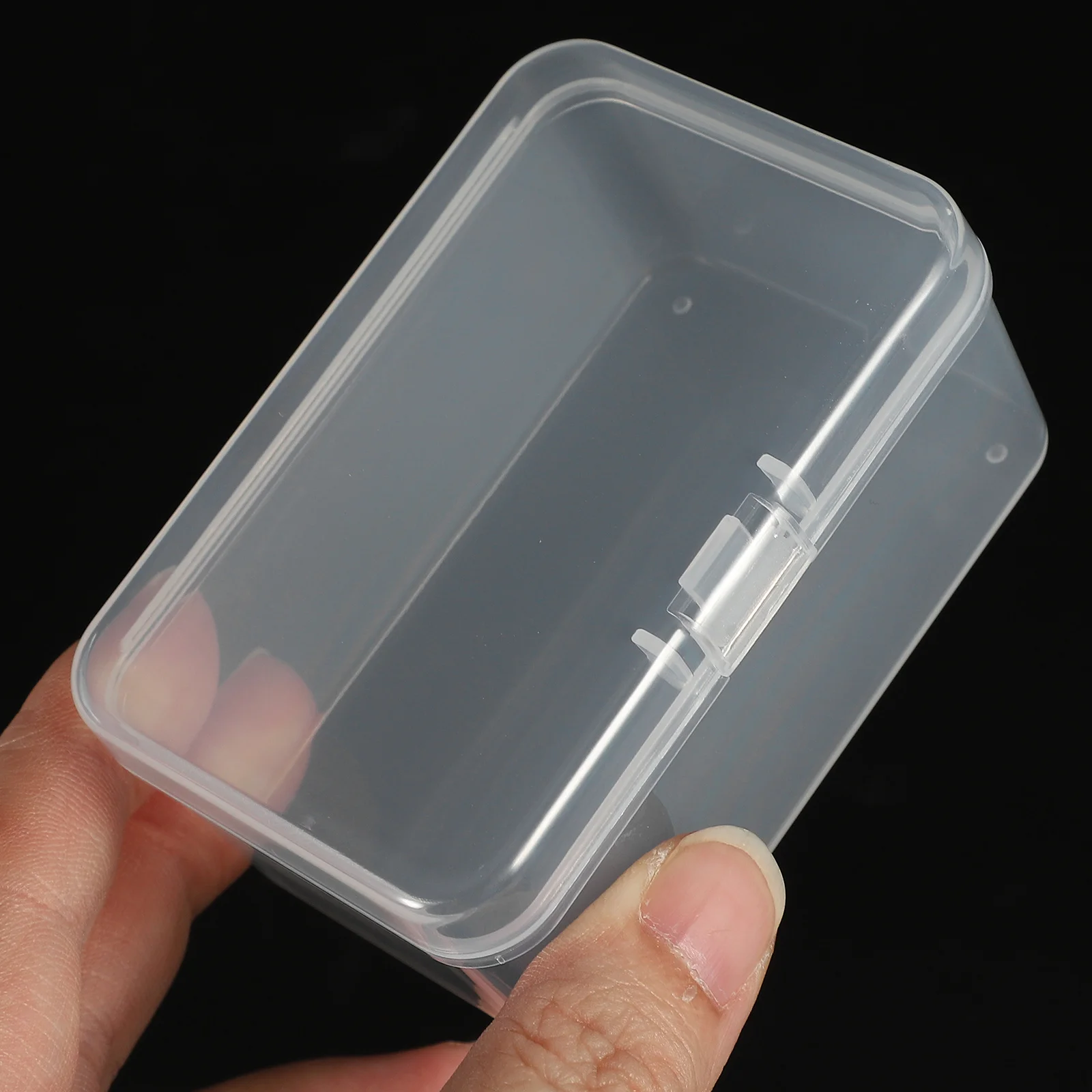 

1 set 1 Set Of Clear Small Storage Box With Lid Bead Organizer Craft Containers For Jewelry Pills Rhinestone Sorting Transparent