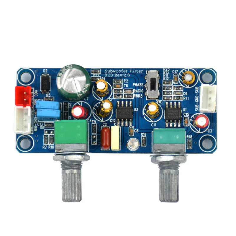 DC 9V-32V DC Single Supply Low Pass Filter Boards Power Filters for Audio Amplifiers Speakers