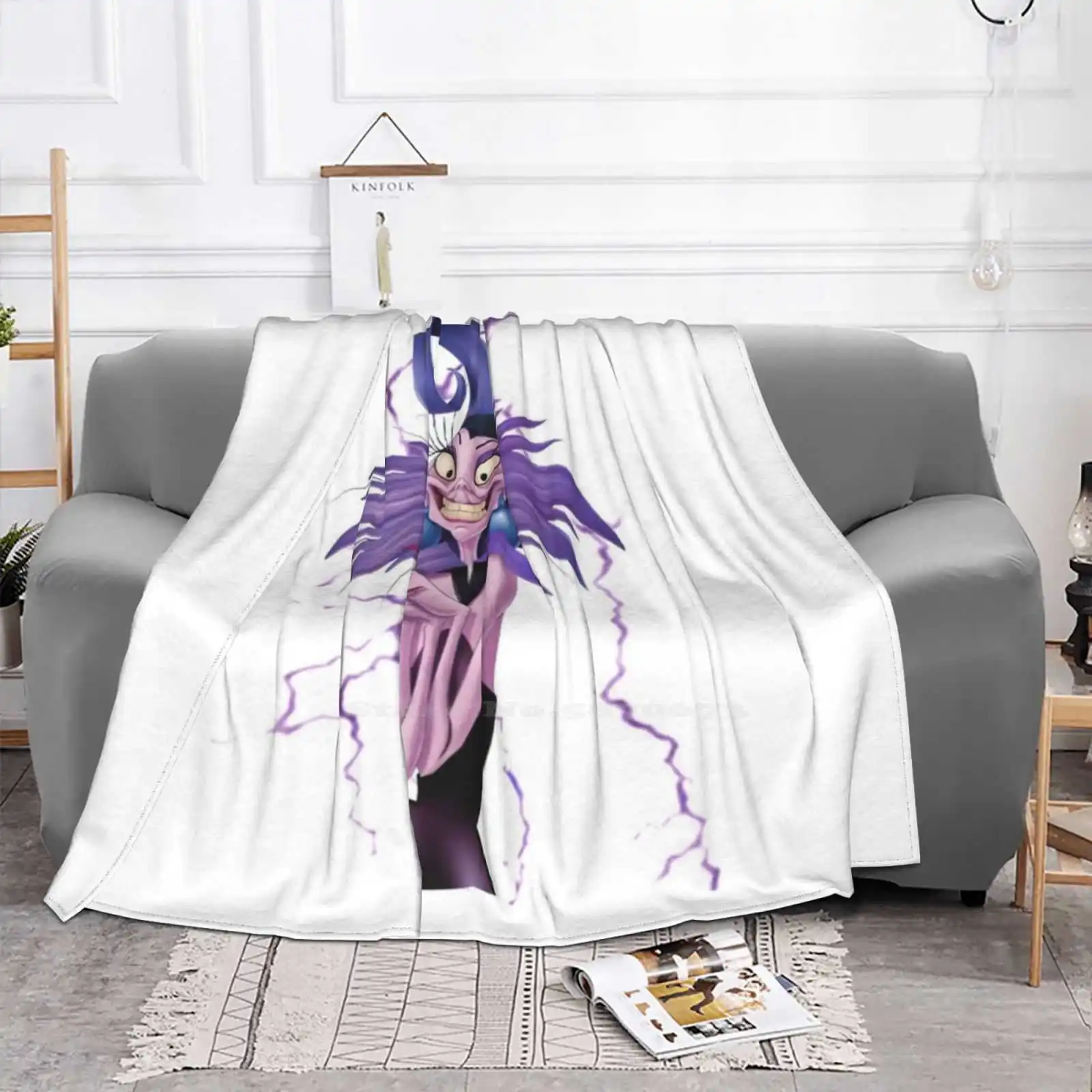 Yzma Fashion Soft Warm Throw Blanket Yzma Kuzco Kronk Pacha The Emperors New Groove 00S