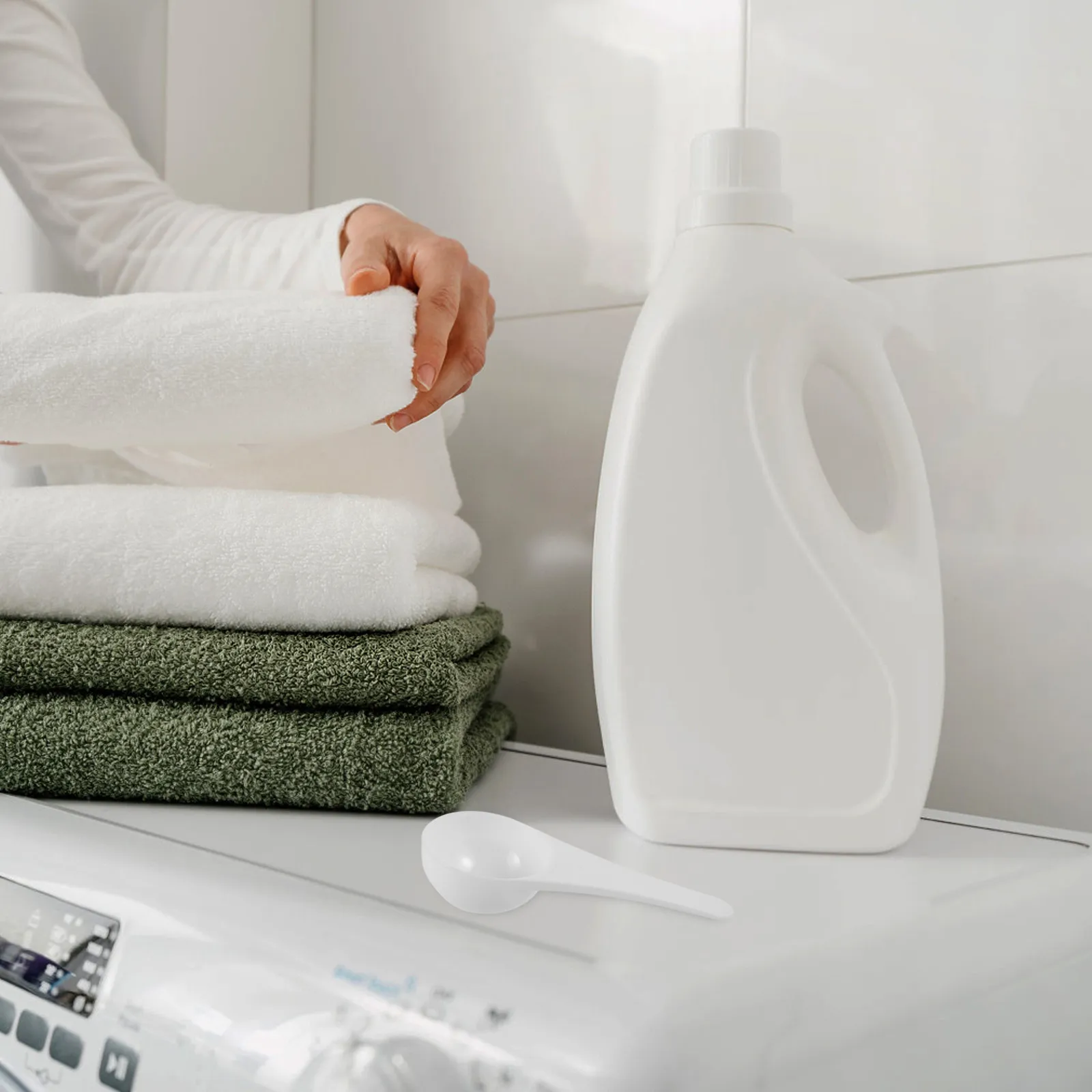 

20 шт. мерных ложек для стирального порошка, пластиковые, эргономичные, с короткой ручкой, для стирального порошка и кофе