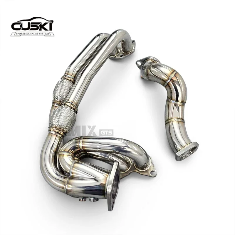 High Flow Exhaust Isometric manifold headers downpipe for For Toyota GT86 subaru BRZ quality stainless steel Exhaust Modificatio