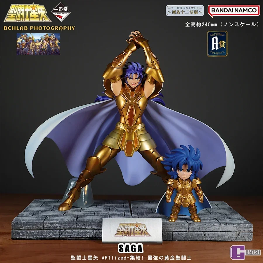 

Original Saint Seiya Myth Cloth Ex Figure Ikki Golden Saint Gemini Saga Collectible In Stock Action Model Toys