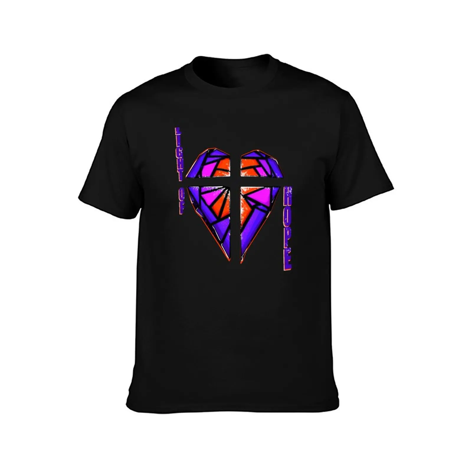Light of Hope: Starry StainedGlass T-Shirt High Quality Durable T-Shirt
