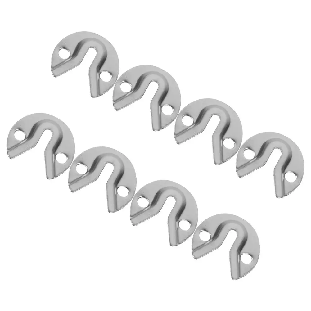 

8 Pcs Keyhole Picture Hangers Heavy Duty Frame Hanging Kit Drywall Mount Metal Bracket Stainless Steel Connectors Photo Wall