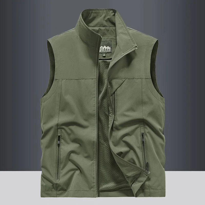 

Outdoor Vest Men's Summer New Quick-drying Thin Multi-pocket Casual Mountaineering Camping Casual Versatile Work Vest