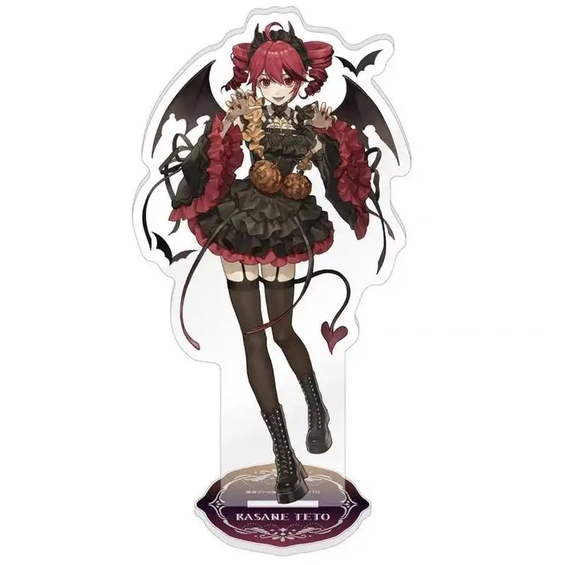 10cm Girl Kasane Teto Acrylic Standee Desktop Room Ornament Fans Birthday Gift Anime Peripherals Mini Exquisite Creative Unique view 2