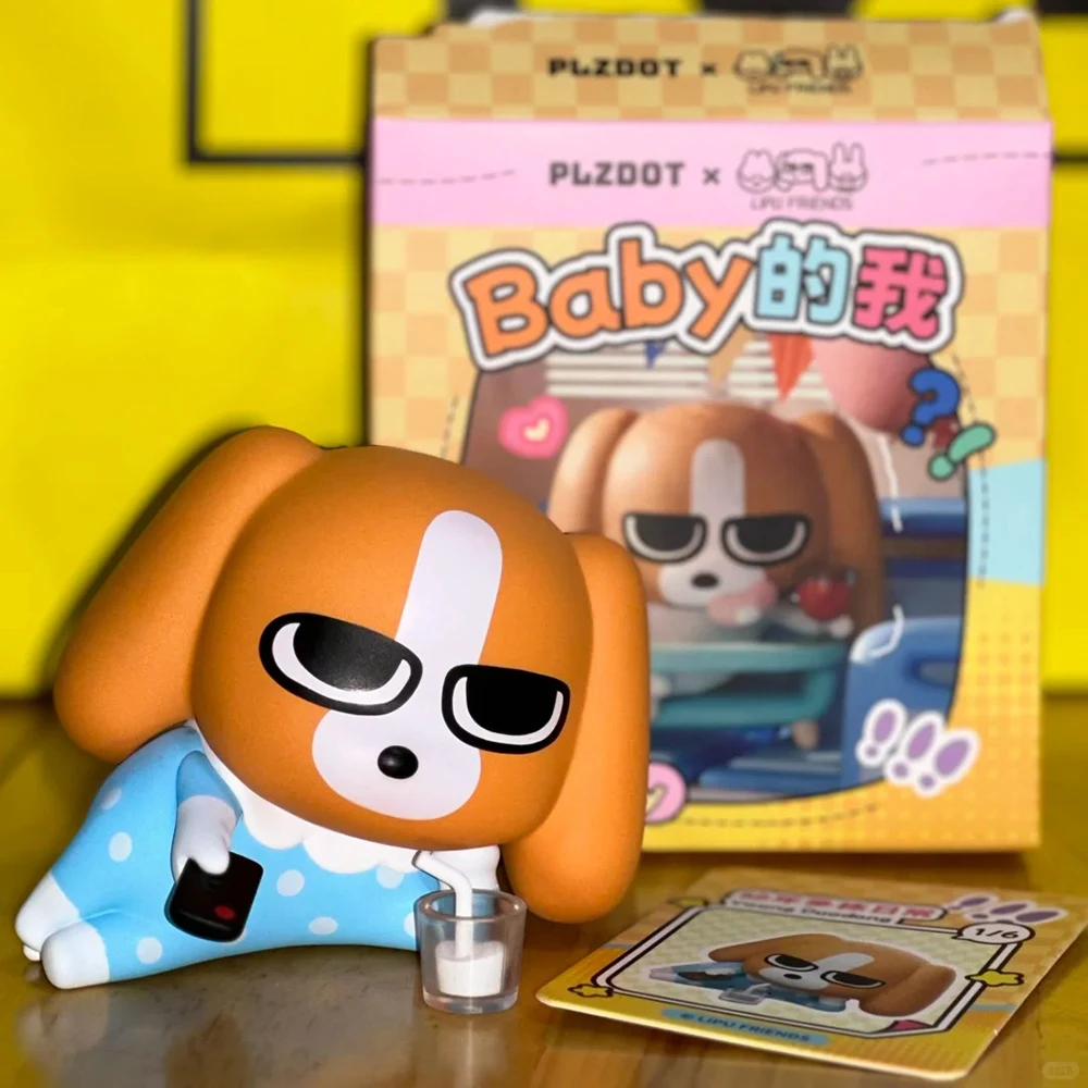 سيام ليبو بيبي 'Me' سلسلة صندوق أعمى زخرفة سطح المكتب العصرية لطيف مضحك تحصيل لعبة لصديقة هالوين مفاجأة هدية