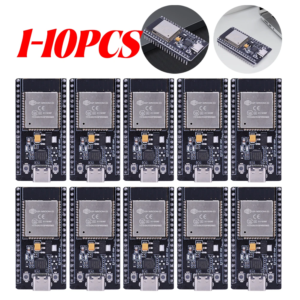 ESP32--32 CP2102 Development Board WiFi Bluetooth-compatible 2412-2484MHz for Smart Home Mobile IoT WiFi BT BLE MCU Module