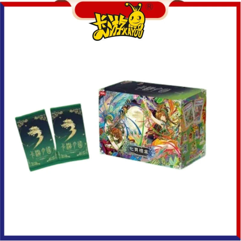 

KAYOU Three Kingdoms Heroes Shining World Card Seven Treasures Подарочная коробка Ограниченная серия Коллекционная карта Diaochan Card