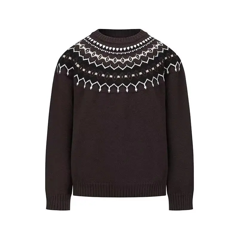 الأمريكية الرجعية عادية V-Ne محبوك سترة الرجال اللون المفتوحة سترة لينة البوليستر طويلة Sve الشتاء ملابس خارجية