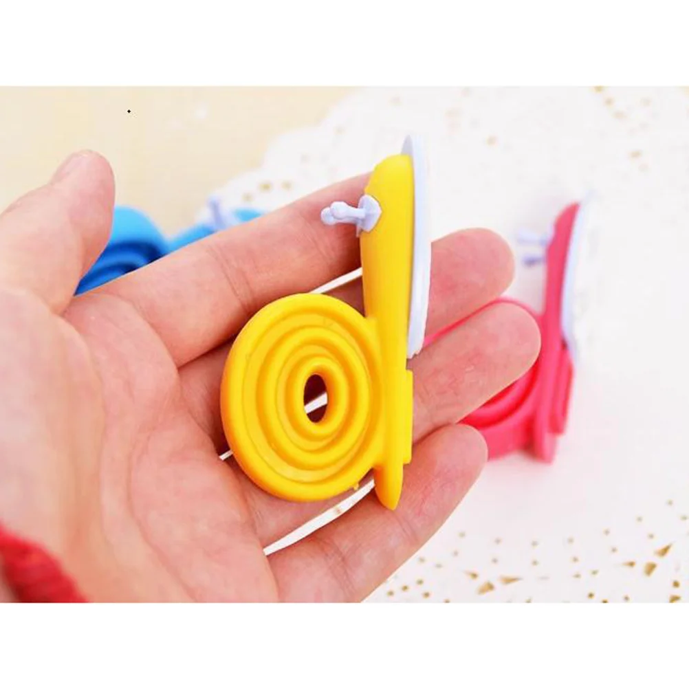 20 Buah Penahan Pintu Bentuk Siput Mencegah Cedera Jari Bayi Set Penahan Pintu Pengaman Berwarna-warni Pelindung Karet