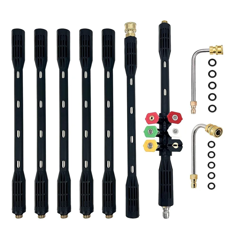 N98R เครื่องซักผ้าความดัน Extension Wand-เครื่องมือทําความสะอาดรางน้ํา Extension Wand Power เครื่องซักผ้าเปลี่ยน Lance, 1/4 นิ้ว Quick Connect