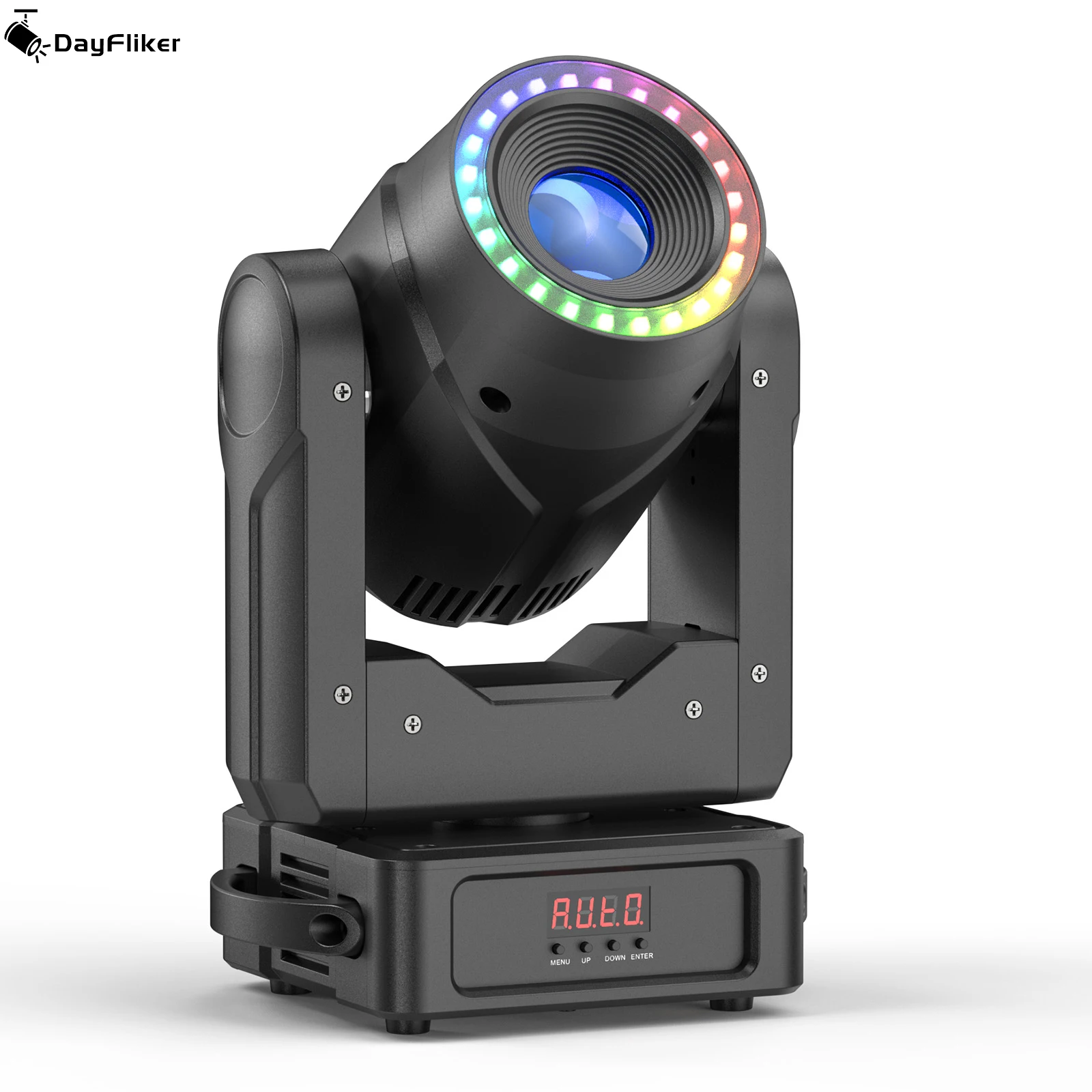 

DayFlicker 180W LED Moving Head Stage Lights with 7 GOBOs 7 Colors 3 Prism RGBW DMX512 For DJ Bar Disco Wedding Concert Lighting