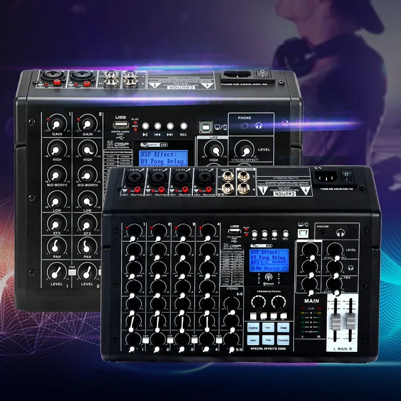 

TLF Xtuga SK Series Professional Digital o Mixer with 24 DSP Effects 6 and Built-in Sound Card