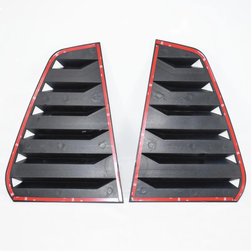 2PCS For Volkswagen VW Golf MK6 MK7 MK7.5 GTI R 2003-2020 Car Rear Shutter Cover Trim Window Louver Side Vent Trim