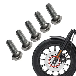 5PCS For Harley Touring Dyna Softail Sportster XL883 1200 Except Trike Motorcycle Front Brake Disc Screws Hardware Kit Bolts