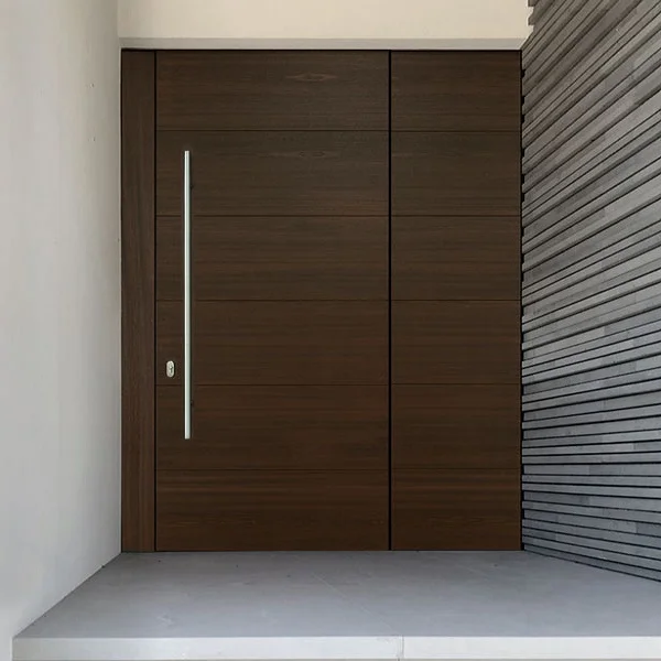 Custom High Quality Wooden Hinge Door Interior Exterior Solid Wood Door Made In China Modern Design For Home Hotel Office