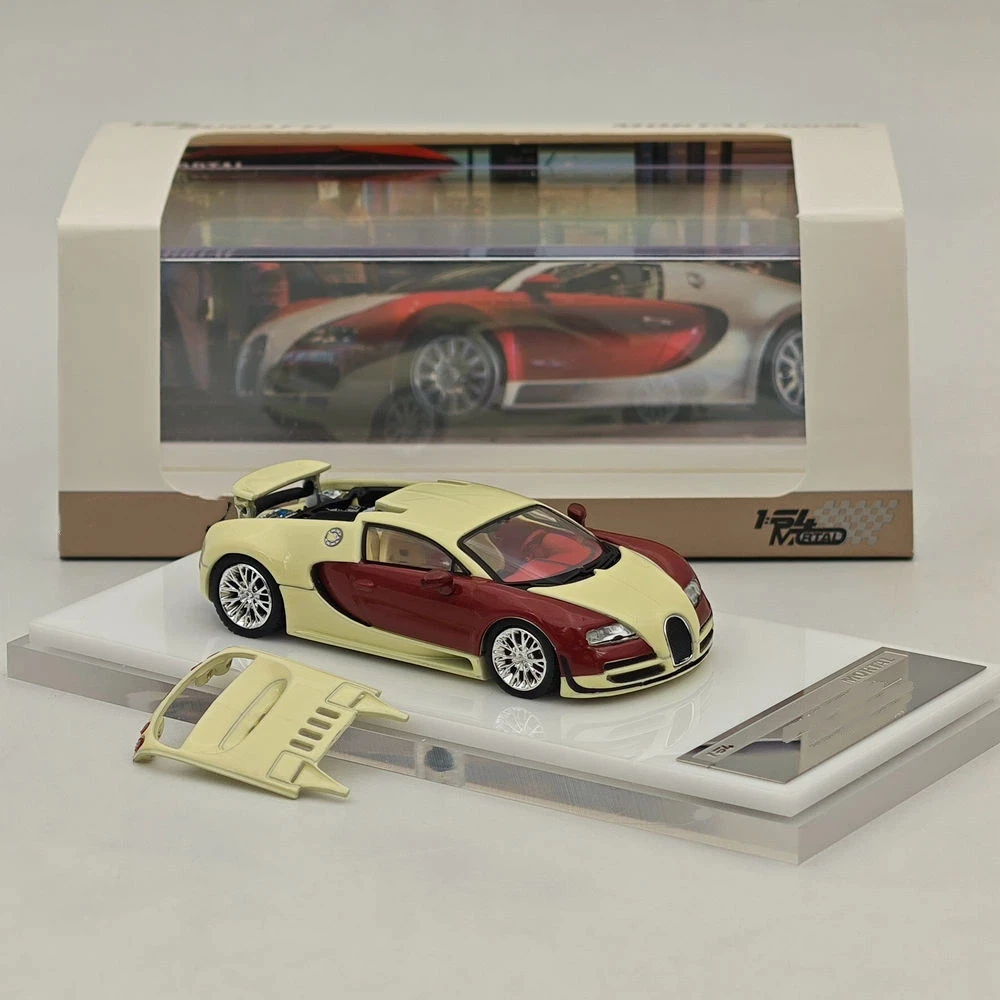 Mortal 1:64 Veyron Super Sport Car Models Diecast Toys Collection Gifts Miniature Two-Tone New view 4