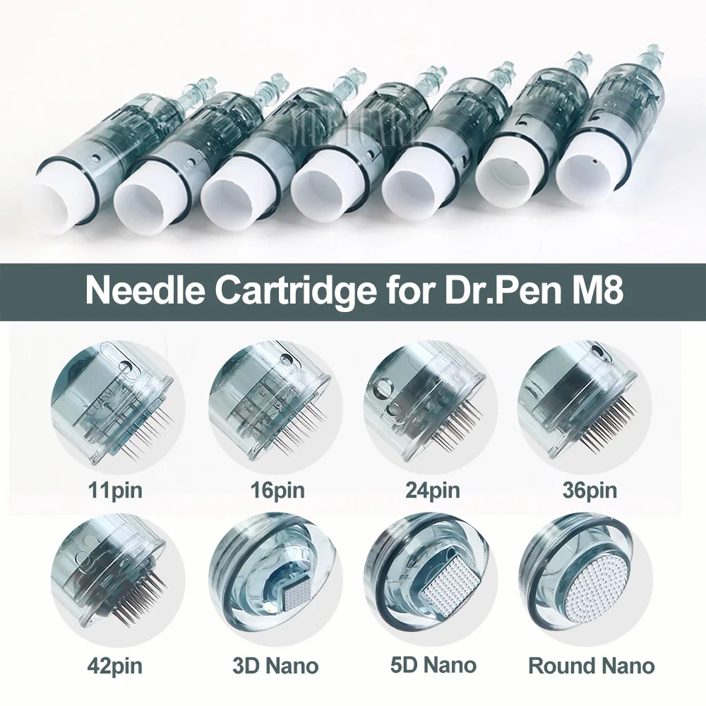 M8 Dr.Pen Kartuschen für M8 Dr Pen Ersatznadeln Derma Microneedling Pen 11pin 16pin 24pin 36pin 42pin 3D 5D Rund Nano – Detail 2
