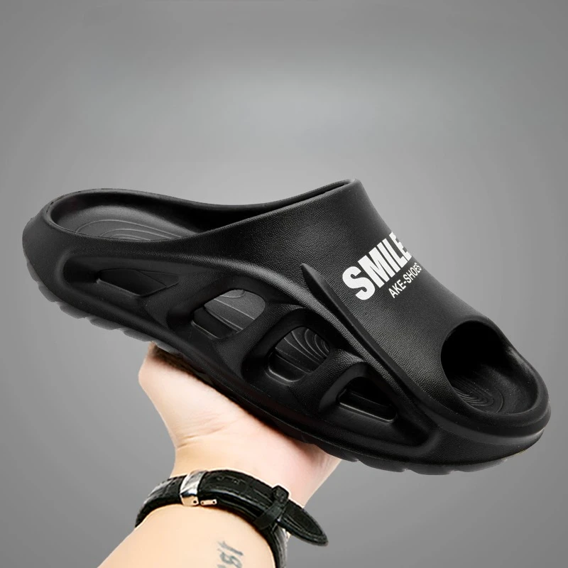

Fashion Non-Slip Men Slippers House Shoes Soft Platform Slide Sandals Men Indoor Outdoor Shower Bathroom Slipper Casual Shoes
