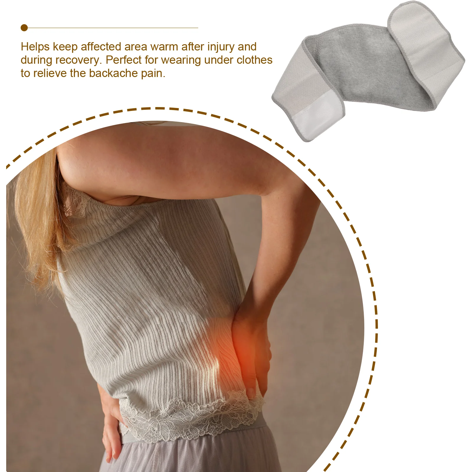 Belt Seasons Adjustable Soft Stretchy Thin Warming Waist Kidney Back Stomach Abdominal Support Belt Wrap Brace Band