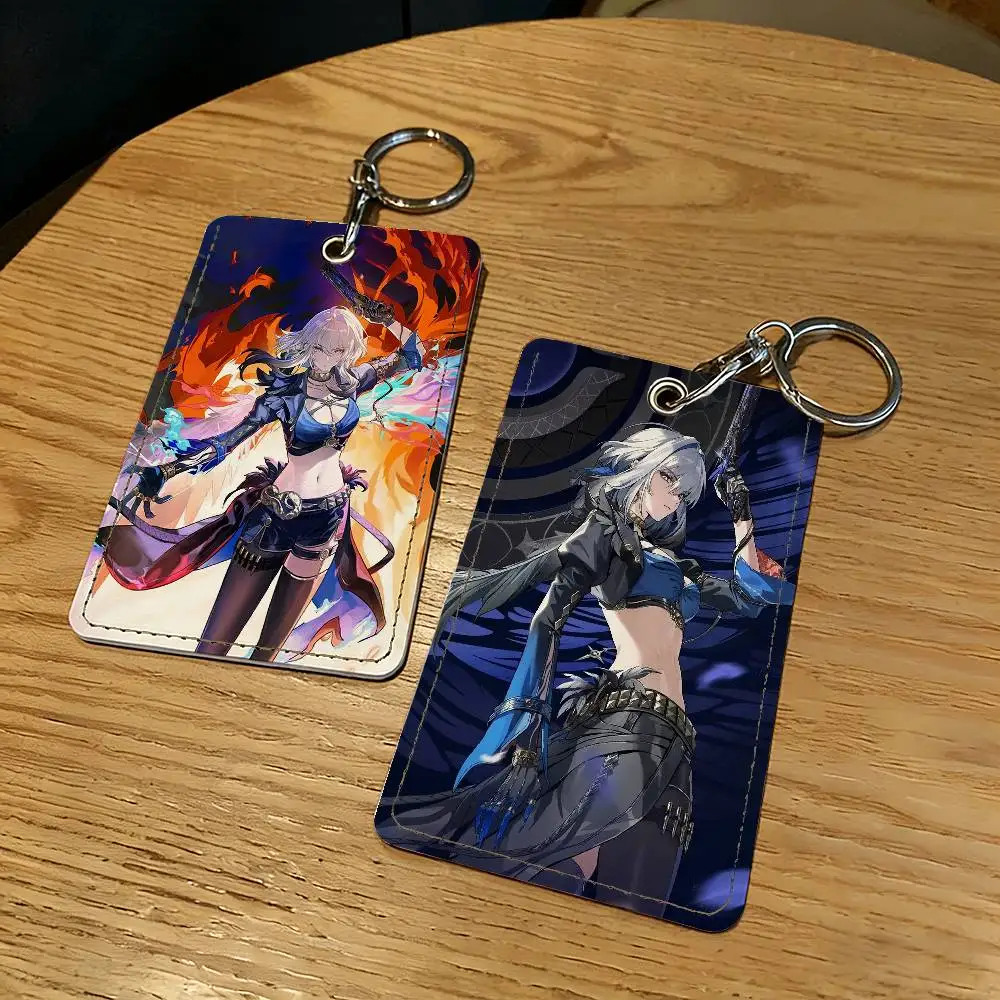 لعبة Wuthering Waves Galbrena حامل بطاقة المفاتيح حلقة رئيسية قفل الباب الوصول حافظة واقية للهدايا الأمنية #1