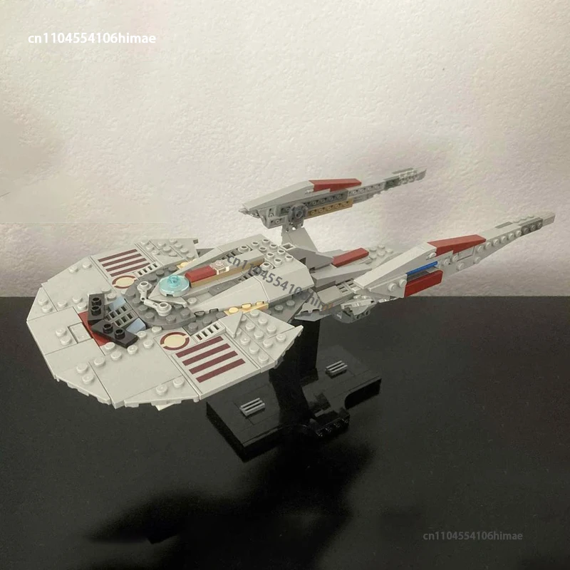 НОВИНКА-Конструктор-uss-titan-ncc-80102-a-миди-масштаб-модель-космического-корабля-военная-научно-фантастическая-модель-из-киноповестки-сборные-блоки-игрушка-для-детей-подарок