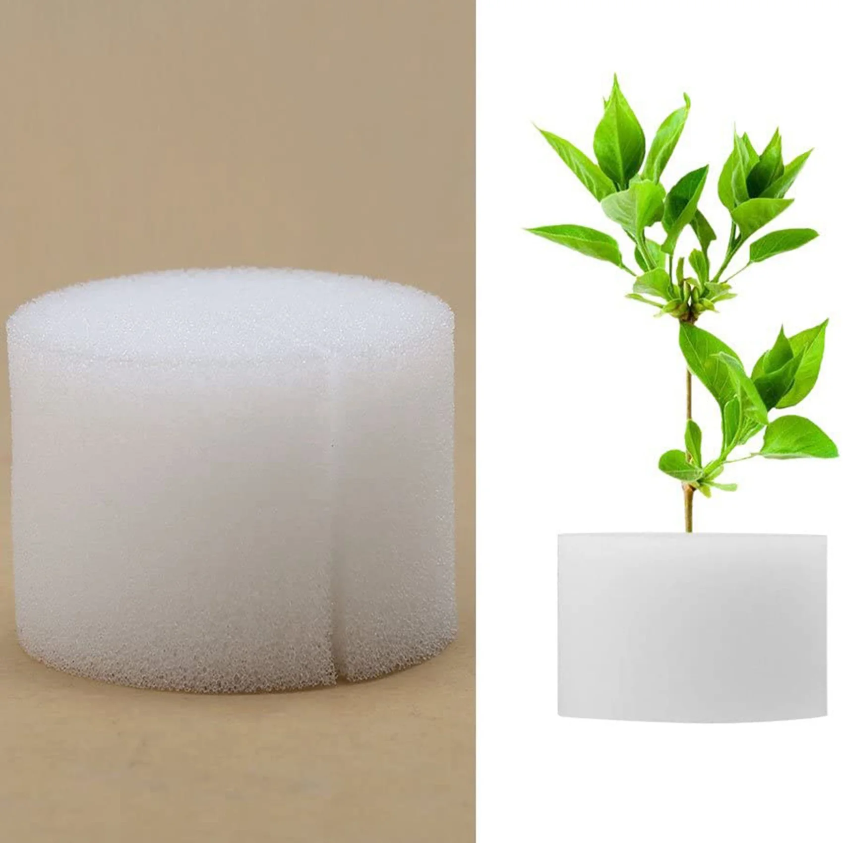 500Pcs/Set Hydroponic Gardening Plant Tools Planted Sponge Vegetable Cultivation System 32X30mm-AT30