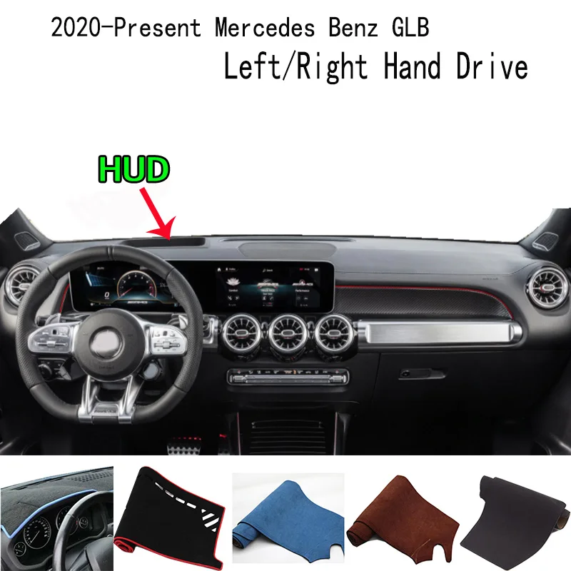 For Mercedes Benz GLB 250 220 200 180 X247 Accessories Dashboard Cover Instrument Panel Dash Mat Dashmat Protective Pad