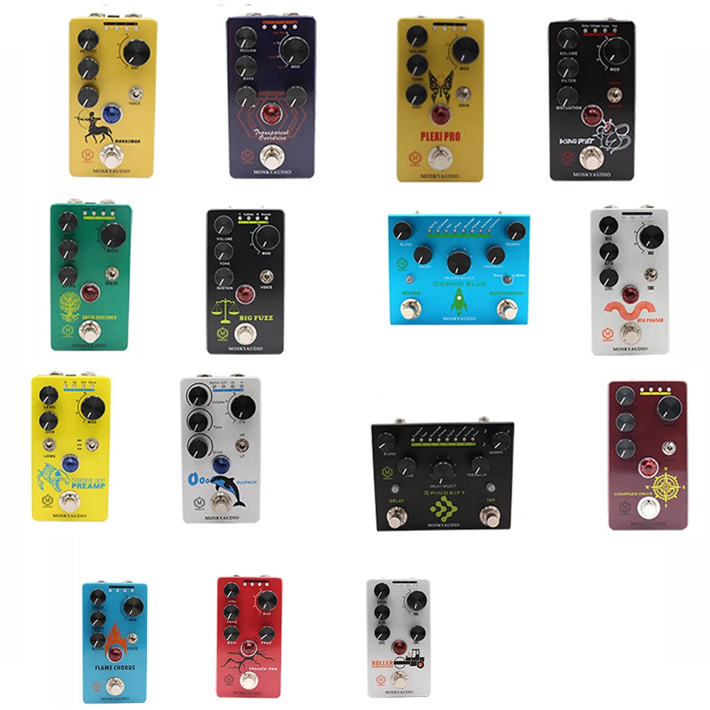 4 Selector Buttons for Guitar Bass Overdue Big Fuzz MOSKY King Rat Guitar Effects Fuzz Distortion Electric Guitar Effects